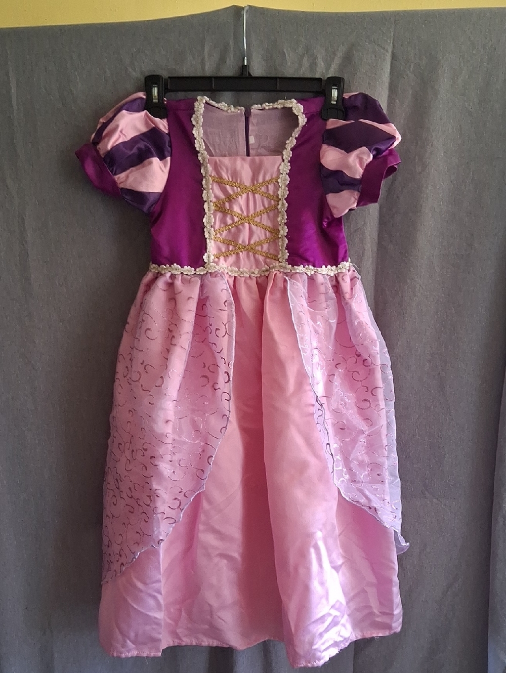 Source Unknown Purple and Pink Girls Princess Costume Dress